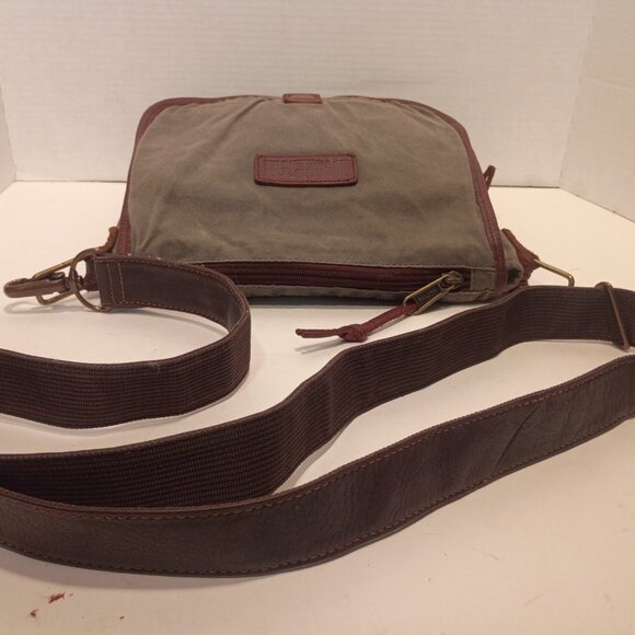 DULUTH Oil Cloth Canvas Sling Bag Messenger Crossbody - Picture 7 of 15